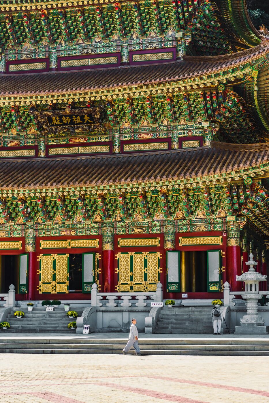 Corea del Sur, Templo budista tradicional